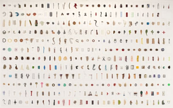 Irene Briant 366 days, 2012 mixed media, framed 106 x 166 cm (framed size)