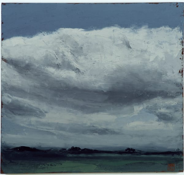 Philip Wolfhagen System IV, 2007 oil and beeswax on linen 96h x 103w cm