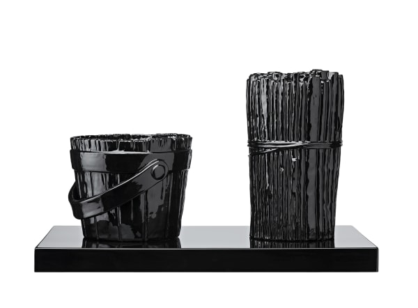 Michael Doolan Talisman #3, 2105 ceramic, steel, resin, auto enamel & wood 23 x 40 x 25cm