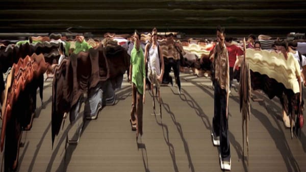 Daniel Crooks Intersection No.4 (vertical volume) , 2008 720p HD video, stereo, 4 minutes 29 seconds edition 3/3