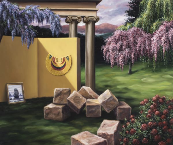 Amber Koroluk-Stephenson Vestiges, after John and Jane Franklin, 2018 oil on linen 84 x 101cm