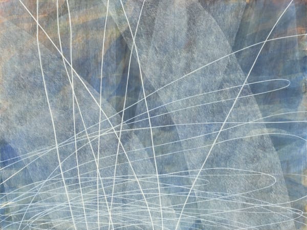 Sue Lovegrove Windwalking 511, 2012 acrylic and gouache on linen 45 x 60cm