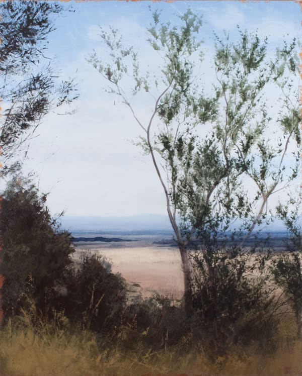 Philip Wolfhagen Journey to the Source VIII, 2010 oil & beeswax on linen, unframed 200h x 160w cm