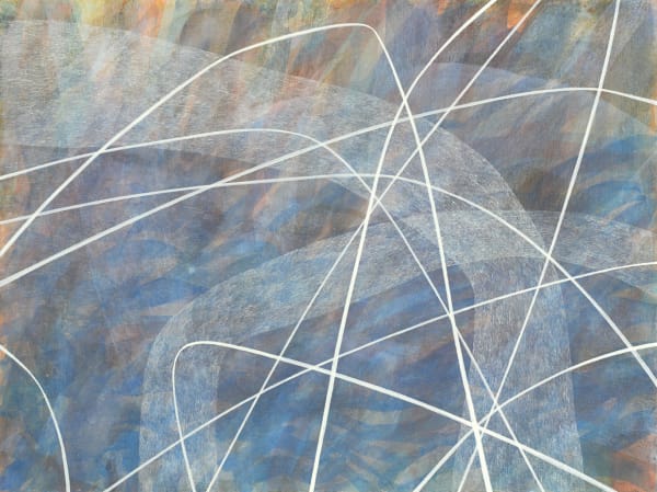 Sue Lovegrove Windwalking 512, 2012 acrylic and gouache on linen 45 x 60cm