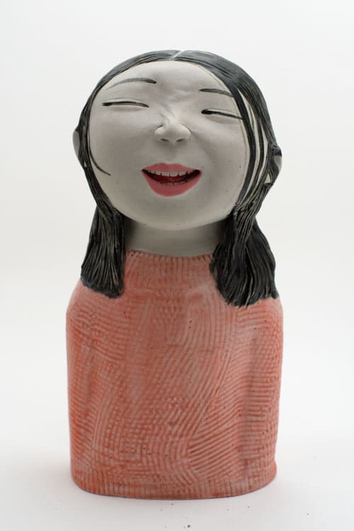 Dai Li The Laughter, 2016 stoneware 23 x 12 x 7 cm