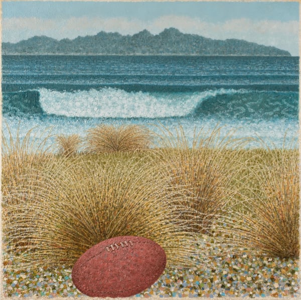 Richard Wastell All the good things, 2024 oil and pumice on acrylic ground and linen 91 x 91 cm