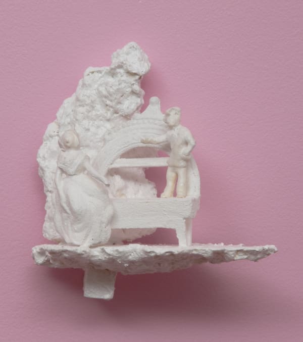 Helen Wright Rise and Fall XIV, 2013 fibre coated cast resin and plastic 11 x 12 x 8cm