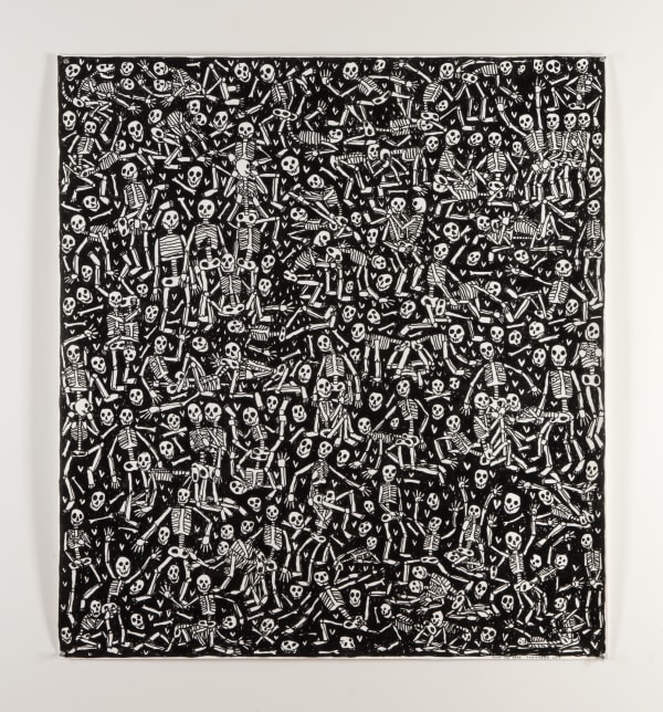 Tom O'Hern Fuck Me Dead, 2019 Acrylic on paper 110 x 100cm