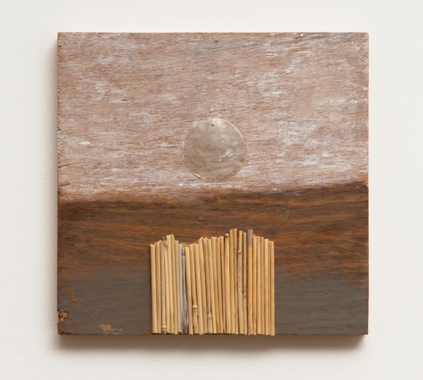 Irene Briant Here and There series no.46, 2013 mixed media and various found objects 21 x 22 x 2 cm (object size)