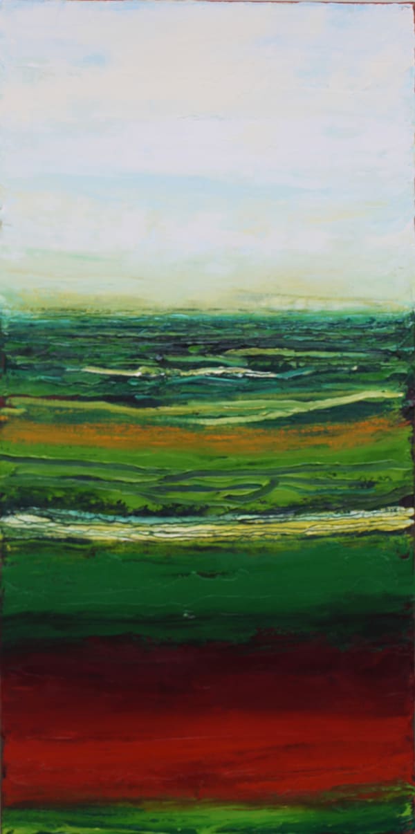 Patrick Grieve Trevor’s Farm, Sassafras Autumn, 2015 oil on linen 120 x 60cm