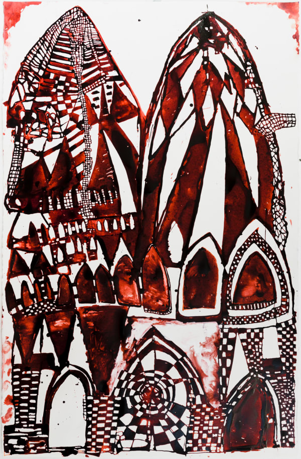 Locust Jones The Lemon Reamer III, 2014 ink on paper 102 x 66 cm (paper size)