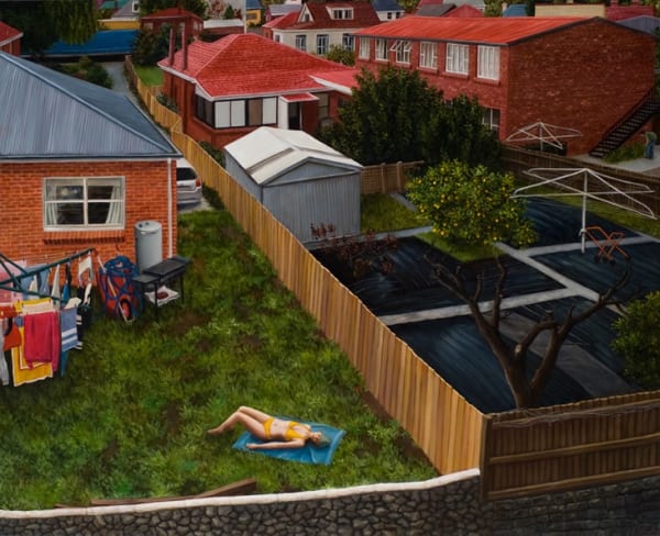 Amber Koroluk-Stephenson Strangers, 2011 oil on linen 112 x 137 cm (stretcher size)