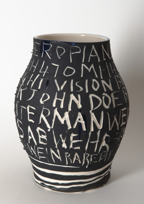 Locust Jones Black Box VII, 2014 dry glazed ceramic 25 x 19 x 19 cm