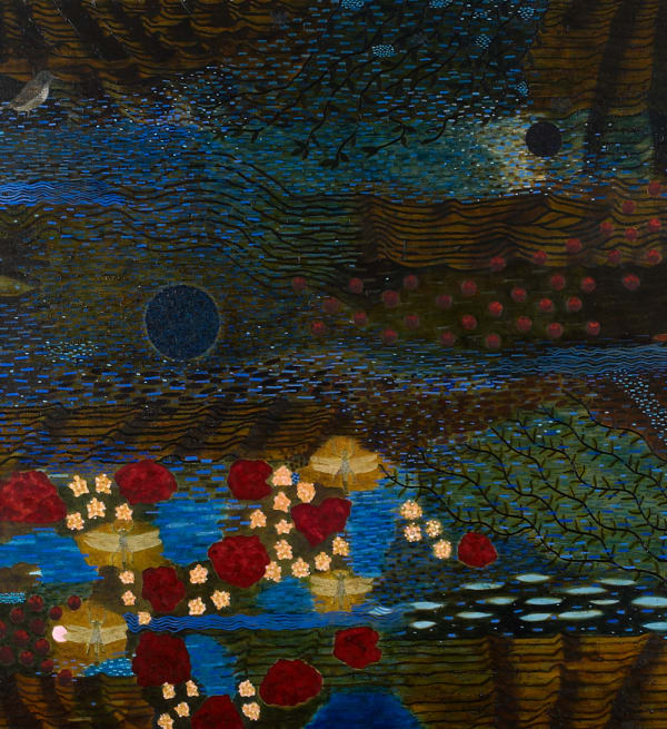 Tim Burns Bird Watching, 2012 oil on linen 198 x 183cm