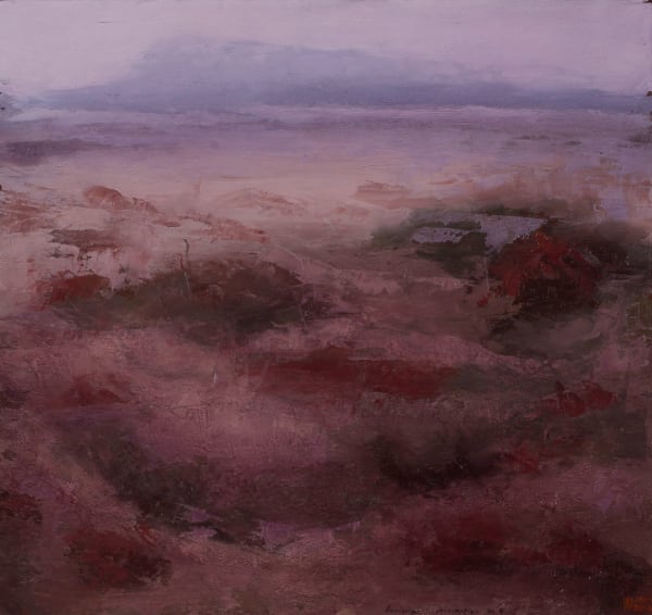 Philip Wolfhagen Landscape reinvention No.4, 2014 oil on board 46 x 49cm