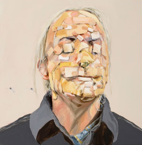 Amanda Davies Pallor III, 2011 oil on linen, unframed 36 x 36 cm (stretcher size)