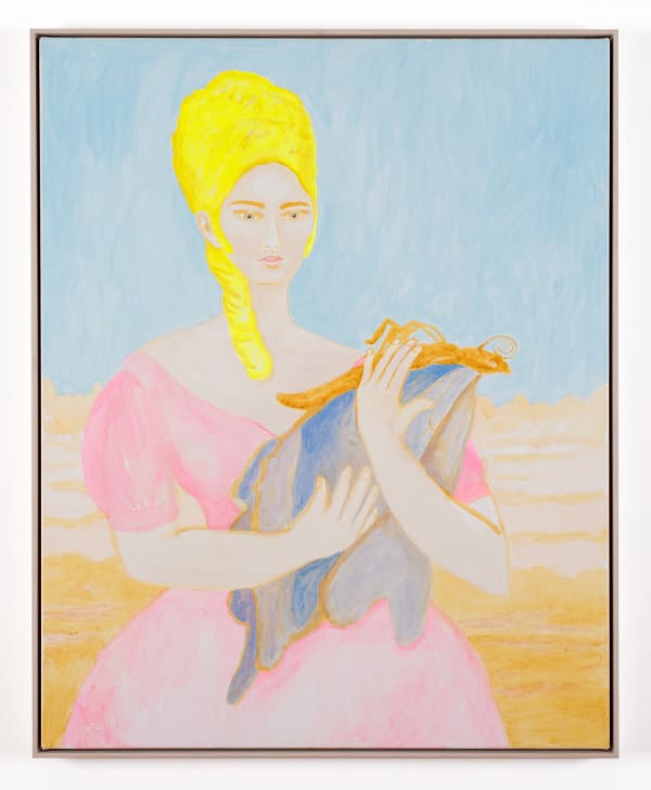 Joan Ross I tried to save you, 2025 acrylic on canvas, framed 100 x 80 cm