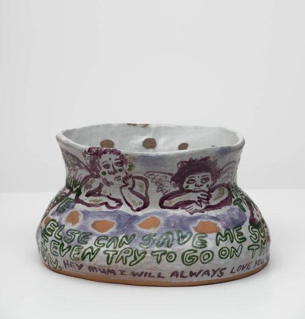 Georgia Morgan Mum's ABBA CD, 2021 stoneware, glaze & oxides 21 x 37 x 32cm