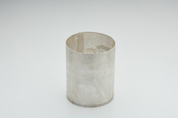 Marian Hosking Melaleuca Vessel, 2021 925 silver, stainless steel 13.5 x 11 x 10.5 cm