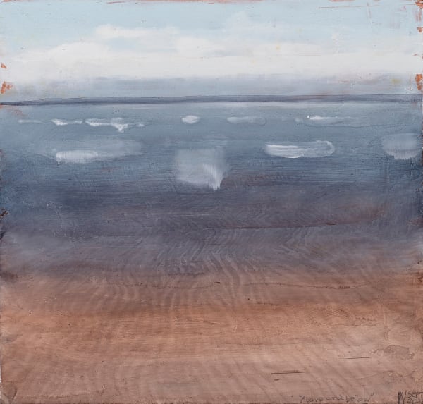 Philip Wolfhagen Above and below, 2021 oil on board 30 x 31.5 cm