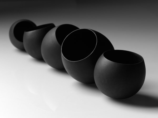 Belinda Winkler Align, 2011 hollow cast bronze 5 objects: 12 x 65 x 12 cm (approximate installation size) edition of 3