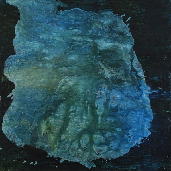 Caroline Rannersberger D’Entrecasteaux underwater apparition VI, 2018 ink and acrylic on linen 102 x 102cm