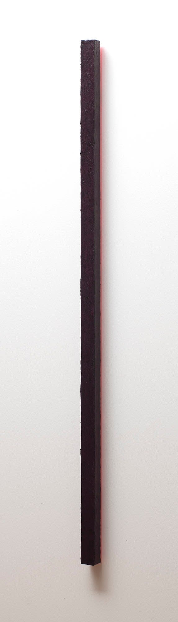 Tim Burns Solo, 2022 oil on wood 120 x 3.5 x 3.5cm