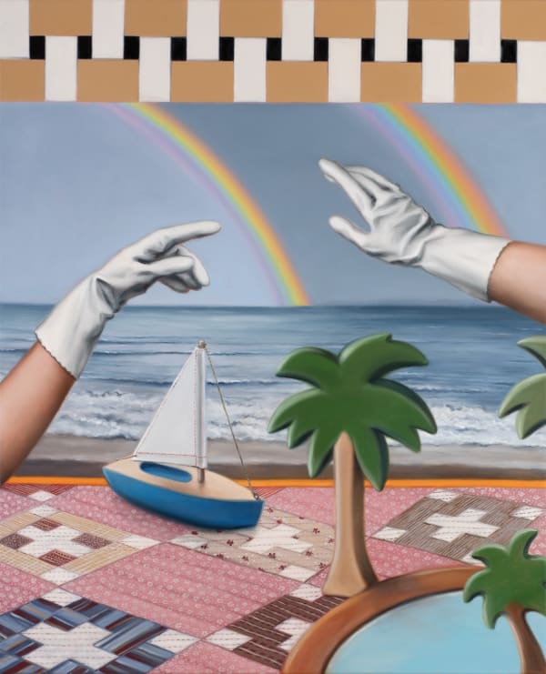 Amber Koroluk-Stephenson Within Reach, 2022 oil on linen 112 x 91.5cm