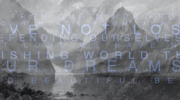 Brigita Ozolins and Greg Lehman Not Lost, 2021 video with sound 4mins 30 sec Edition of 5 plus 1 AP