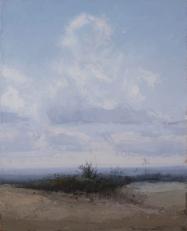 Philip Wolfhagen Into the Light: Variation no. 1, 2020 oil & beeswax on linen 57 x 46cm