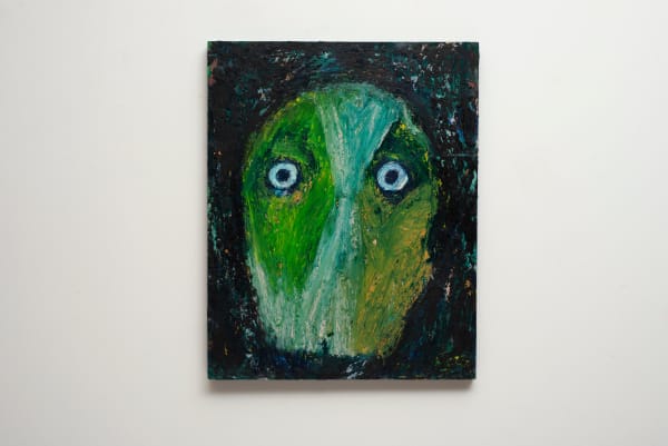 Tom O'Hern Lilith, 2025 oil stick on board 50 x 40 cm (board size)