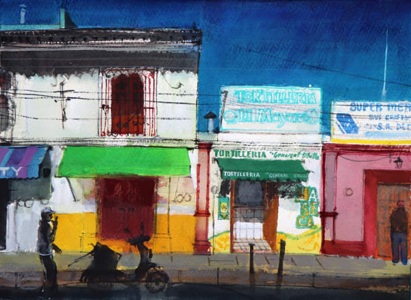 Peter Quinn RWS, Tortilleria, San Cristobal, Chiapas, Mexico