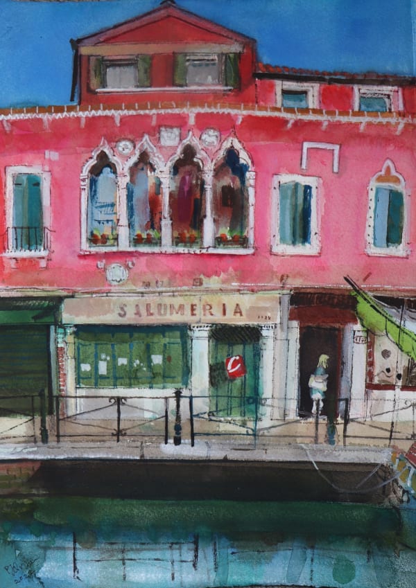 Peter Quinn RWS, Salumeria, Fondamenta S Anna, Venice
