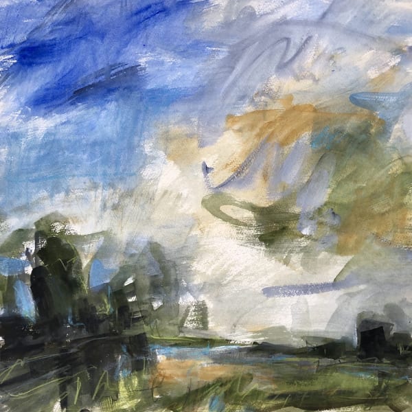 Lucy Marks RWS, Evening Heat at Petworth