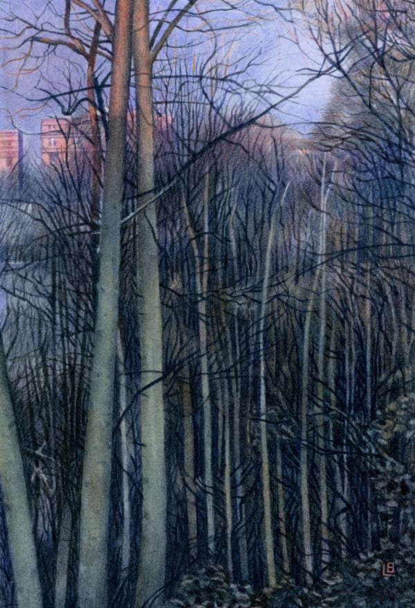 Liz Butler RWS, Dawn in the Park