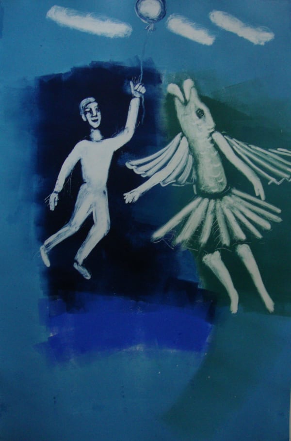 Linda Landers RE, Larry with a Balloon & Flying Fish