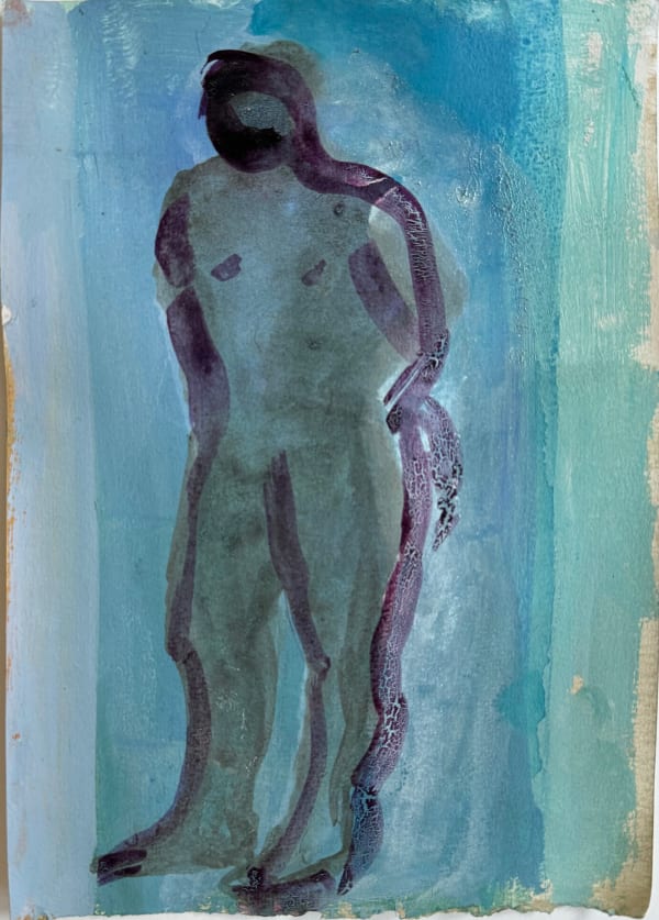 Davina Jackson ARWS, Resting Figure by the Sea