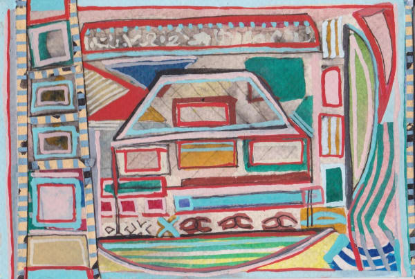 Chloe Fremantle RWS, Home Sweet Home with Blue