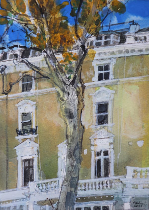 Peter Quinn RWS, Tree Study, Linden Gardens.