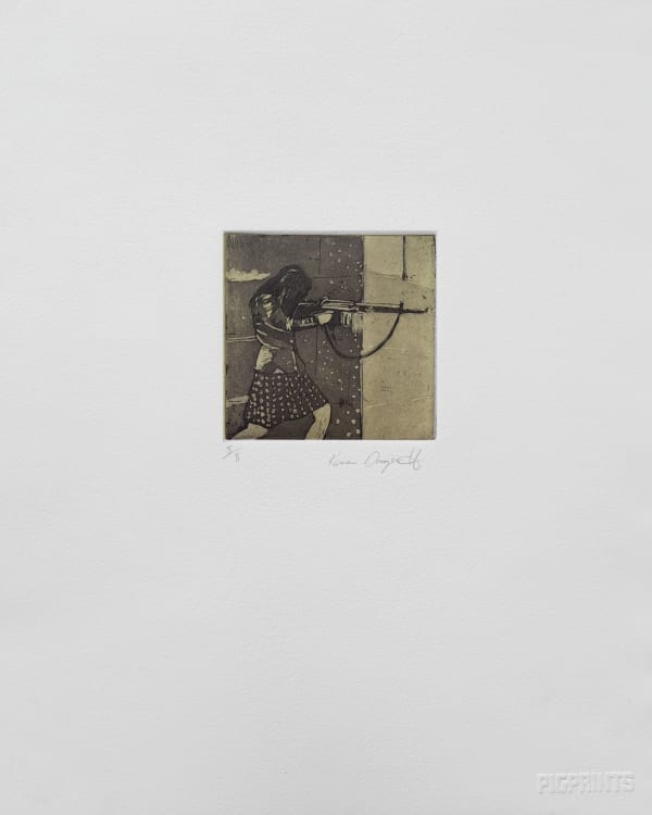 Karen Daye-Hutchinson ARE - Girl with a Gun, 2025