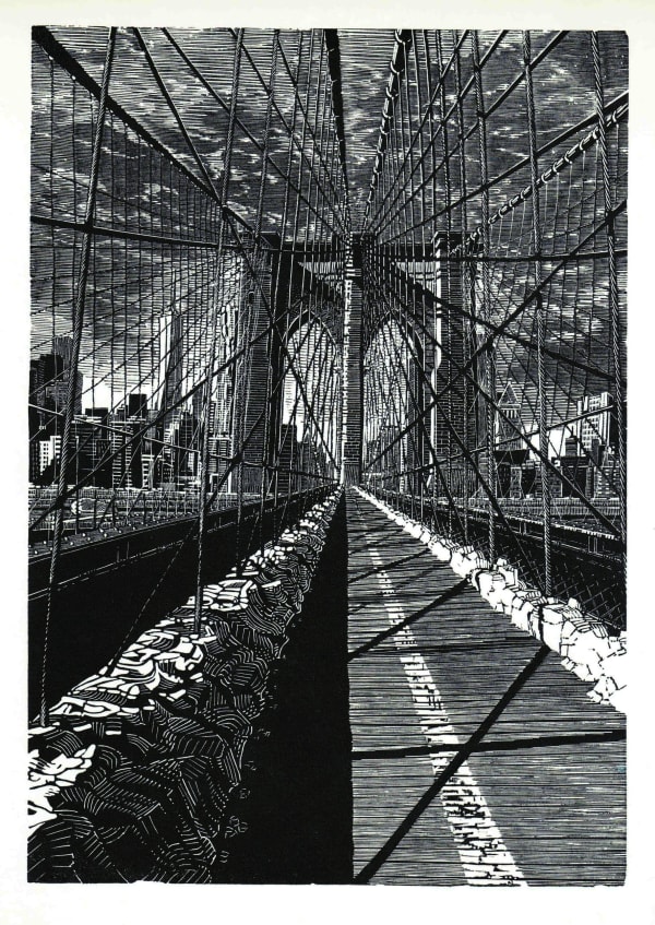 Anne Desmet RA RE, Brooklyn Bridge: New Day