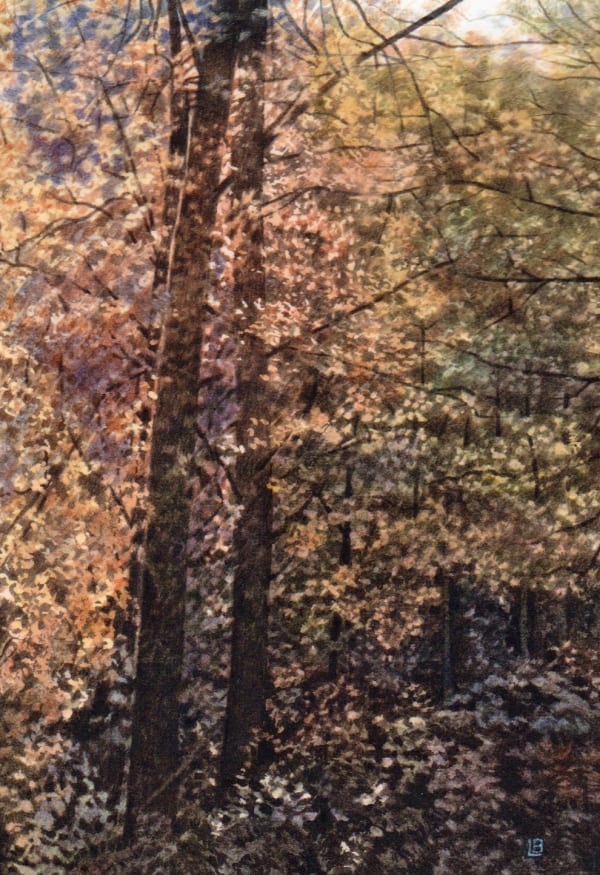 Liz Butler RWS, Autumn in the Park