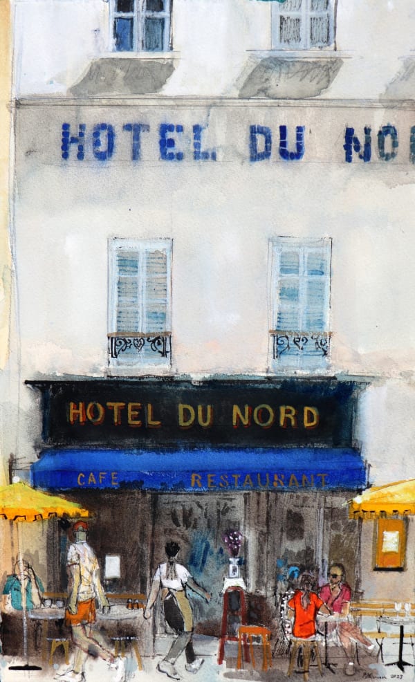 Peter Quinn RWS, Hotel Du Nord, Paris