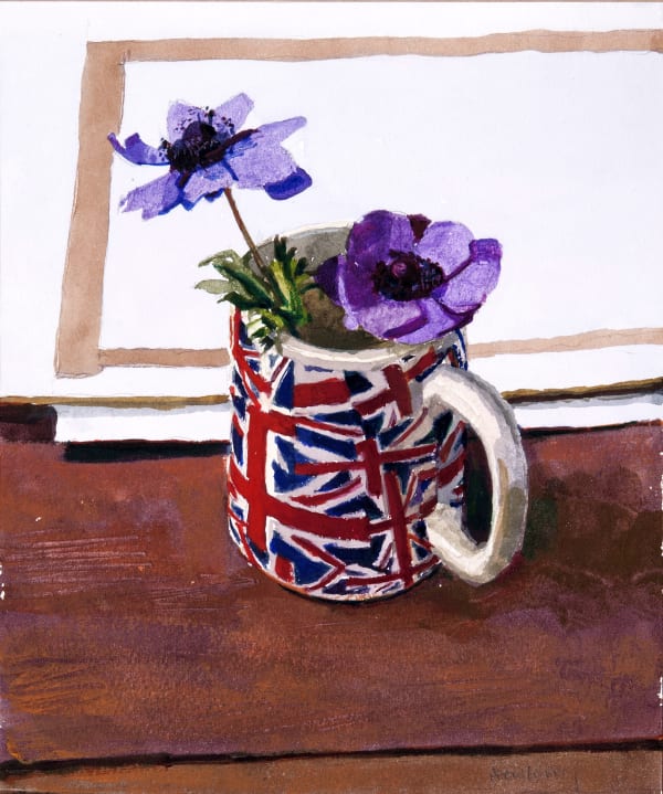 John Newberry RWS, Blue Anemones