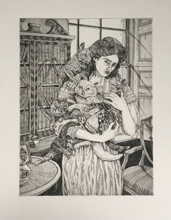 Martin Ridgwell RE, Cat Lady