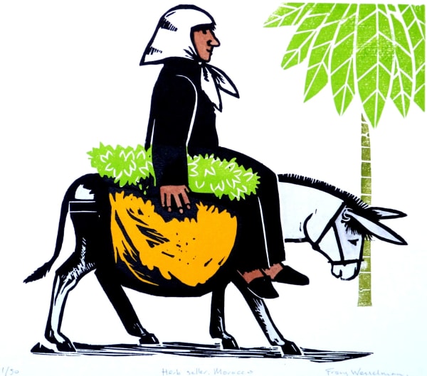 Frans Wesselman RE, Herb Seller, Morocco