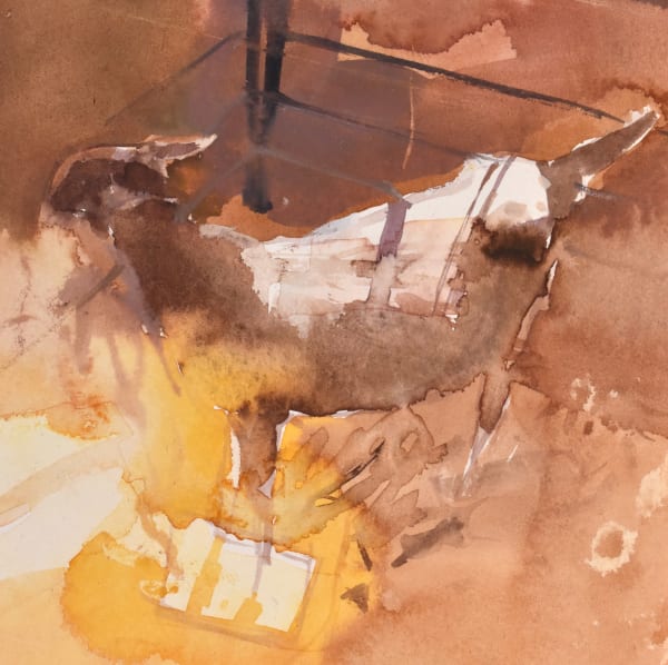 Richard Pikesley RWS, Goat Tent, Sunshine