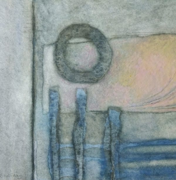 Sarah Holliday RWS, The Hiss of the Receding Waves