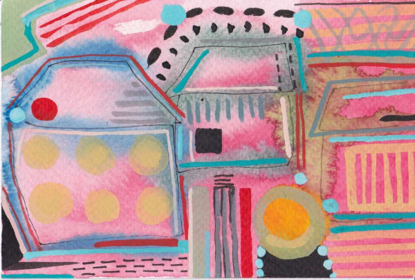Chloe Fremantle RWS, Home Sweet Home, Blurred Edges