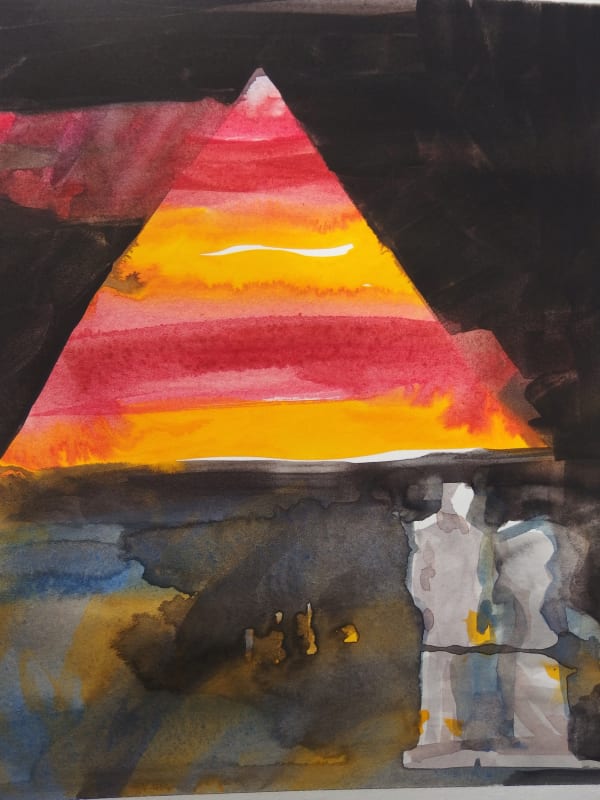 Kate Dicker RE, Homage to Hockney